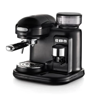 Bild av Ariete Moderna 1318 Kaffemaskin med mjölkskummare 15 bar svart