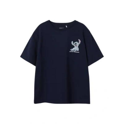 Bild av Namn IT pojkar Nkmjoseph stitch Nreg Ss Top Box Wdi, marinblå blazer, 134 140