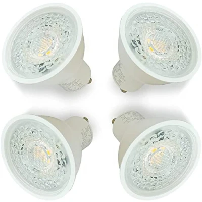 Bild av 4xSweier GU10 LED lampor 5W, Cool White 6000K, 50W Halogen Spotlight Equivalent, 430lm lampor, 38 strålvinkel, AC 220 240V, ej dimbar.
