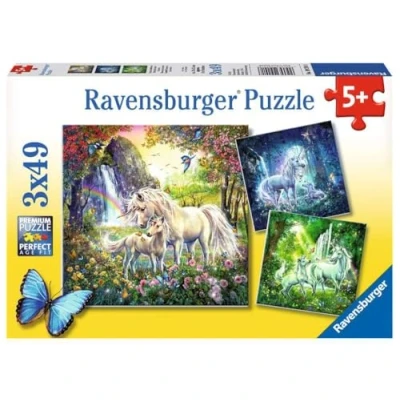 Bild av Puzzle Jednorozce 3x49