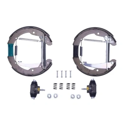 Bild av HELLA Shoe Kit Pro 8DB 355 004 721 de freins, freins à tambours avec cylindre roue, élément d&#039;ajustage VOLKSWAGEN: Caddy 2 Kastenwagen