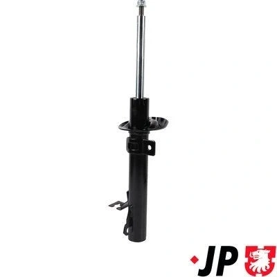 Bild av JP GROUP 1542104080 Amortisseur Essieu avant droit Pression de gaz Système bitube Jambe suspension Goujon en haut FORD: Fusion Break