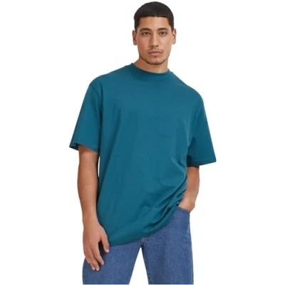 Bild av Urban Classics Lång t shirt för män, överdimensionerad kortärmad med tappade axlar, 100% jersey bomull, Limegreen, XL