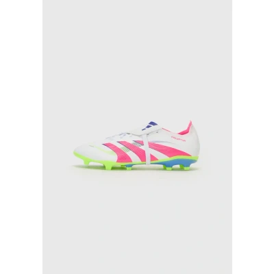 Bild av adidas Performance Predator League FOLD OVER Tongue Fotbollsskor fasta dobbar, Storlek: 40, White/lucid pink/lucid lemon Textil/syntet