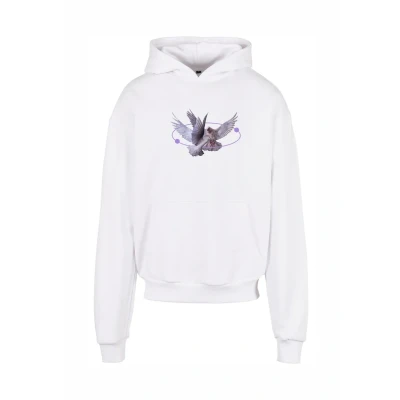 Bild av Upscale by Mister Tee VIVE LA Liberte Oversize Luvtröja, Storlek: Large, White