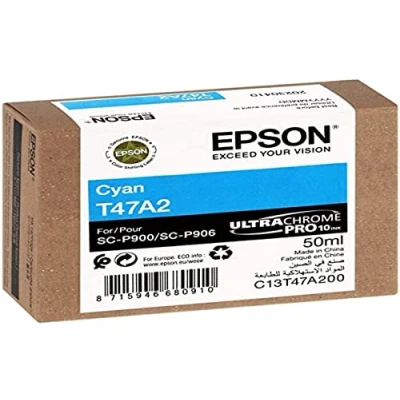 Bild av Epson Singlepack Cyan T47A2 UltraChrome Pro 10 ink Bläckpatron Blå