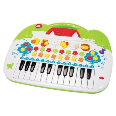 Bild av ABC 104018188 Djurkeyboard Piano Från med Olika Djur, Ljud och Funktioner, 28x39 cm, 3 år