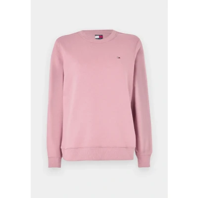 Bild av Tommy Jeans FLAG CREW Sweatshirt, Storlek: 32, Tahiti berry