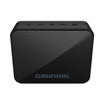 Bild av GRUNDIG Solo+ svart Bluetooth högtalare, soundbox, 3,5 W RMS effekt, 30 meter räckvidd, mer än 20 timmar. Speltid, 5.3, stänksäkert hölje (IPX5),