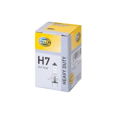 Bild av HELLA 8GH 007 157 241 Ampoule, projecteur longue portée H7 24V 70W Halogène MERCEDES BENZ: ATEGO 2, SCANIA: P,G,R,T series