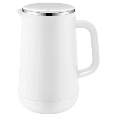 Bild av WMF Impulse termoskanna 1l, isoleringskanna för te eller kaffe, vridlås, håller dryckerna kalla och varma, vit
