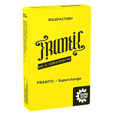 Bild av Game Factory 646259 Frantic Supercharge, kortspel, 2. Förlängning, gul