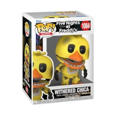 Bild av Funko Pop! Games: Five Nights At Freddy&#039;s (FNAF) Withered Chica The Chicken Samling Vinylfigur Presentidé Officiell Merchandising Leksaker för Barn Och Vuxna