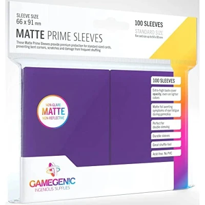Bild av Gamegenic GGS11033ML Matte Prime Sleeves (100 Pack), Purple