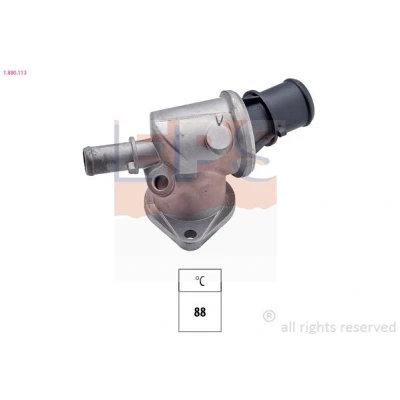 Bild av EPS 1.880.113 Thermostat d&#039;eau 88 Made in Italy OE Equivalent avec joint d&#039;étanchéite, raccord fileté pour le capteur de température