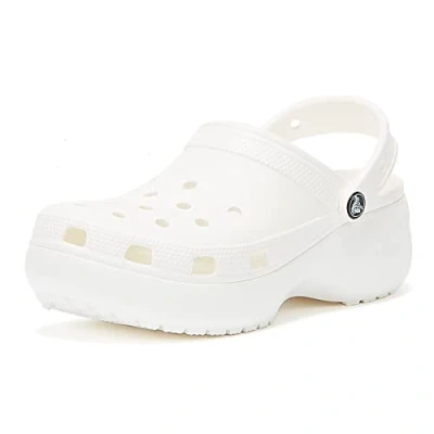 Bild av Crocs kvinnors klassiska plattform Clog W, Vitt, 38/39 EU