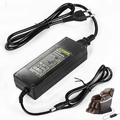 Bild av 12 V 10 A strömadapter, 120 W spänningsomvandlare, AC 100 240 till DC nätadapter LED transformator strömförsörjning 5,5 mm x 2,5 kontakt för remsor ljus LCD skärm