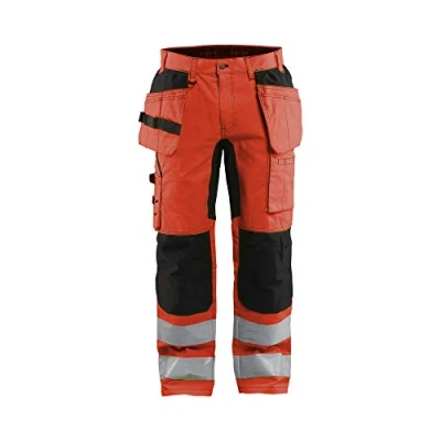 Bild av VARSELBYXA 1552 1811 STRETCH VARSELRÖD/SVART D84 Beijerbygg Byggmaterial