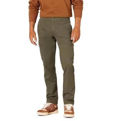 Bild av Amazon Essentials Men&#039;s Stretchiga cargobyxor med smal passform (finns i Big &amp; Tall), Olivgrön, 28W / 32L
