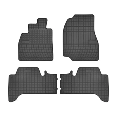 Bild av FROGUM 0805 Ensemble de tapis sol Caoutchouc avant et arrière 4 noir Sur mesure TOYOTA: Land Cruiser 100