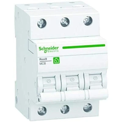 Bild av Schneider Electric R9F23340 skyddsbrytare Resi9 3P, 40A, B egenskaper, 6 kA