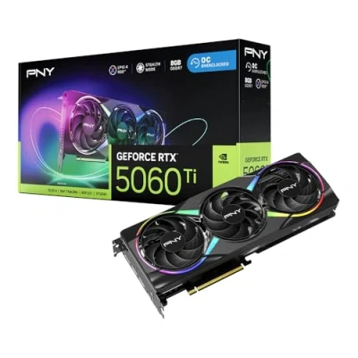 Bild av PNY GeForce RTX 5060 Epic X OC 8GB GDDR7 RAM Grafikkort