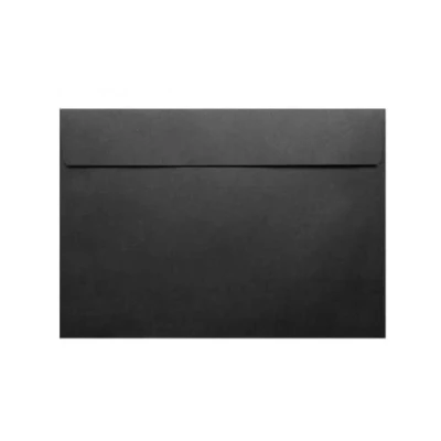 Bild av Netuno 500 kuvert svart DIN C5 162 x 229 mm självhäftande utan fönster 120 g design färgade brevkuvert färgglada papperskuvert för inbjudningar