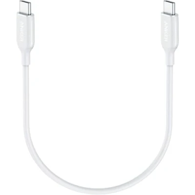 Bild av Anker Powerline III USB C to charging cable, 30cm long lightning fast cable with 60W Power Delivery PD for smartphone, MacBook, iPad Pro 2020, Galaxy S10 Plus S9 S8 Plus, and many more