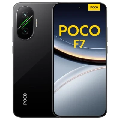 Bild av POCO F7 Smartphone, 12 + 256 GB, svart, Flagship Snapdragon® 8s Gen 4, 6 500 mAh batteri, 50 MP Sony kamera med OIS, 6,83 tum 1,5K 120 Hz AMOLED skärm (Ingen strömadapter ingår)