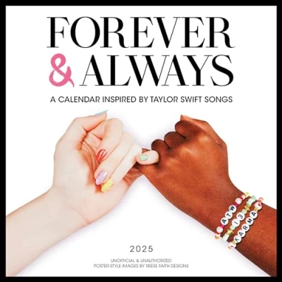 Bild av Forever &amp; Always: A 2025 Wall Calendar Inspired by Taylor Swift Songs (Unofficial and Unauthorized)