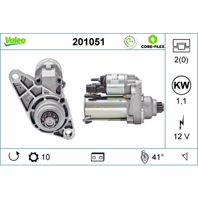 Bild av Startmotor Valeo 201051