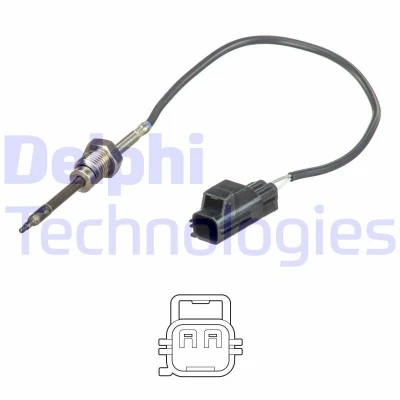 Bild av DELPHI TS30151 Palpeur, température des gaz VOLVO: C30, V50, XC60 I