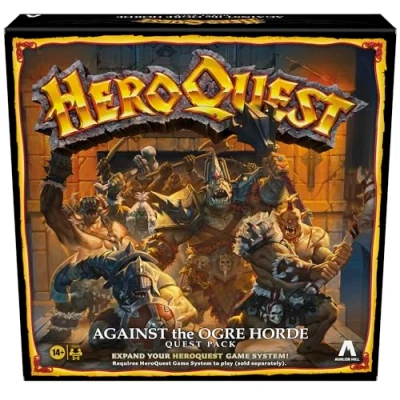 Bild av Avalon Hill HeroQuest Against The Ogre Horde Quest Pack Rollspel Åldrar 14+ 2 till 5 spelare Kräver ett spelsystem för att spela, flerfärgad, 1