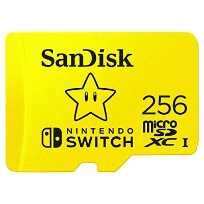 Bild av SanDisk microSDXC UHS I kort till Nintendo Switch 256GB licensierad produkt