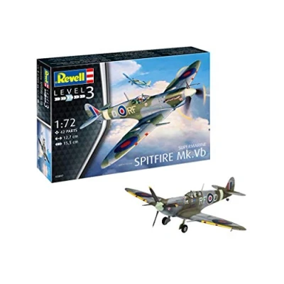 Bild av Revell Revell_03897 3897 modellbyggsats Supermarine Spitfire Mk.Vb