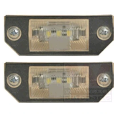 Bild av VAN WEZEL 1866920 Eclairage De Plaque d&#039;Immatriculation LED gauche, droit FORD: Focus 2, C Max, 2 Kombi