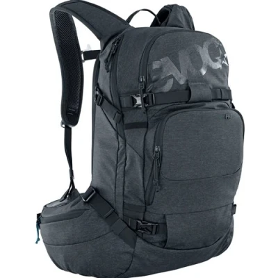 Bild av EVOC LINE PRO 20 Touring Backpack (LITESHIELD PLUS skydd, fack för vätskeblåsa, isolerad axelrem, lavinfack, skidfäste, snowboardfäste, kroppsnära, höftbälte), Svart