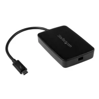 Bild av StarTech.com Thunderbolt 3 till 2 adaptrar TB3 Laptop TB2 skärmar/enheter 1/2 (10 Gbit/s, 20 Gbit/s) omvandlare certifierad svart Windows/Mac (TBT3TBTADAP)