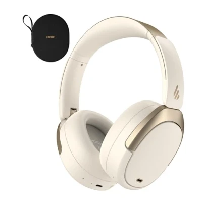 Bild av Edifier WH950NB Aktiva Brusreducerande Hörlurar, Bluetooth 5.3 Trådlösa, LDAC Hi Res Audio, 55 Timmars Speltid, Google Snabbkoppling för Android, Dubbel Anslutning, Appkontroll Elfenben