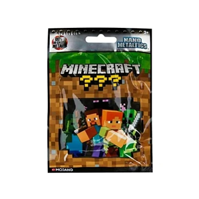 Bild av Jada Toys 253261000 Minecraft Nanofigurer Blind Pack Display Metall, 4 cm, Från 3 år, 1 Del/Figur