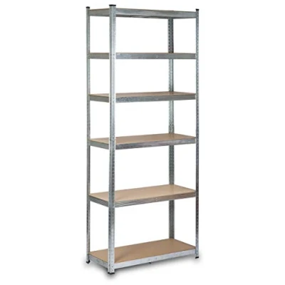Bild av Humberg förvaringshylla hyllor förråd stickhylla verkstadshylla tung lasthylla 2 i 1 222 x 90 40 cm med 6 golv maximal belastning 600 kg