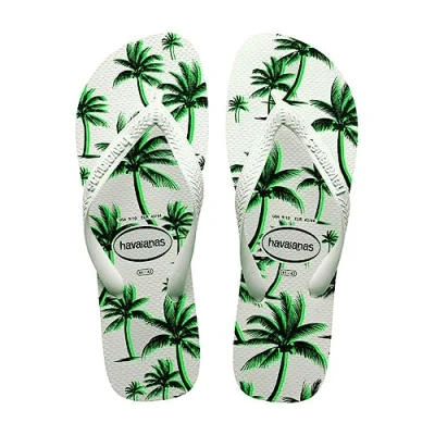 Bild av Havaianas Aloha Flip Flops för män, Vit grön, 35/36 EU