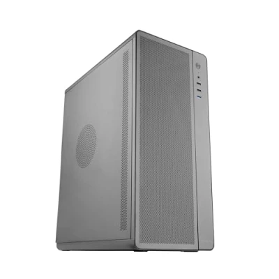 Bild av Tacens AERO, ATX PC Chassi, Robust Metallstruktur med Främre Galler, 1x Ultra Tyst Bakre Fläkt 120mm, Stöd för upp till 3x Fläktar, Gaming Mid Tower, USB 3.0, Svart