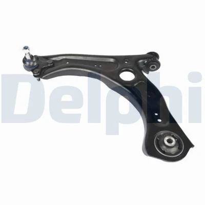 Bild av DELPHI TC9128 Länkarm, hjulupphängning med spindelled Vänster, Nedre, Fram Länkarm (tvär ) stålplåt SEAT: IBIZA 5