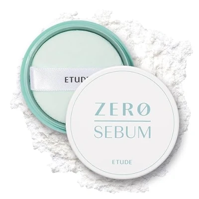 Bild av Etude House Zero Sebum 4g nytt torkpulver (23AD) Lätt löst ansiktspulver för oljekontroll utan talg med 80% mineral Långvarig konfiguration eller bas.