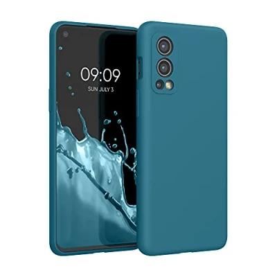 Bild av kwmobile Fodral kompatibelt med OnePlus Nord 2 5G mjukt skydd TPU silikon telefonfodral matt olja