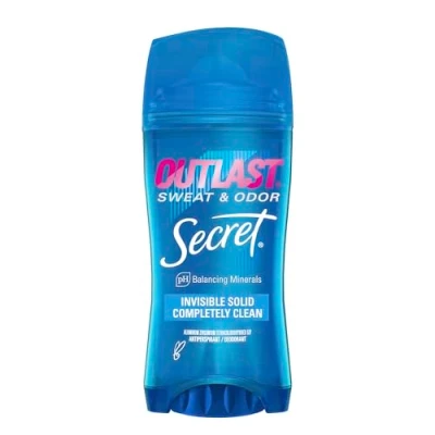 Bild av Secret Outlast antiperspirant deodorant stick, osynlig applicering, 75 ml (set om 3)