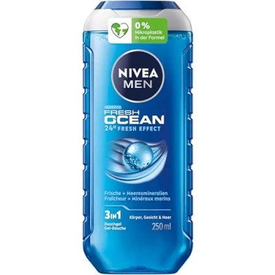 Bild av NIVEA MEN 3 i 1 duschgel Fresh Ocean24H färsk effekt 250 ml