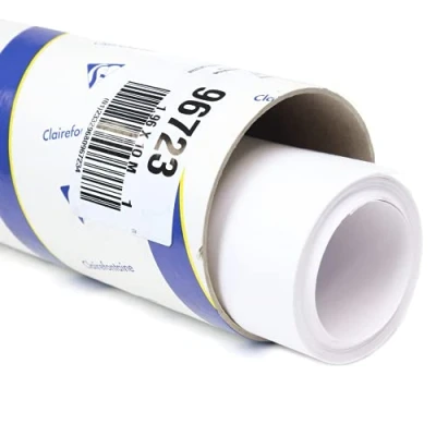 Bild av Clairefontaine Ref 96714C vit ritning skiss pappersrulle (enkel rulle) 1,5 x 10 m storlek, 200 gsm papper, vitt och slätt ritpapper, syrafritt, pH neutralt