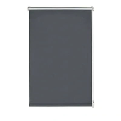 Bild av GARDINIA EASYFIX rullgardin med termisk baksida, Ska klämmas eller limmas fast, reflekterar ljus, Energibesparande, Opak, Skiffer, 110 x 150 cm